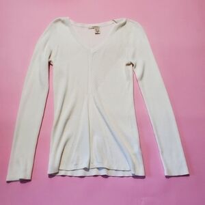 ✨️ DKNY Jeans Cream Off White Knit Sweater ✨️